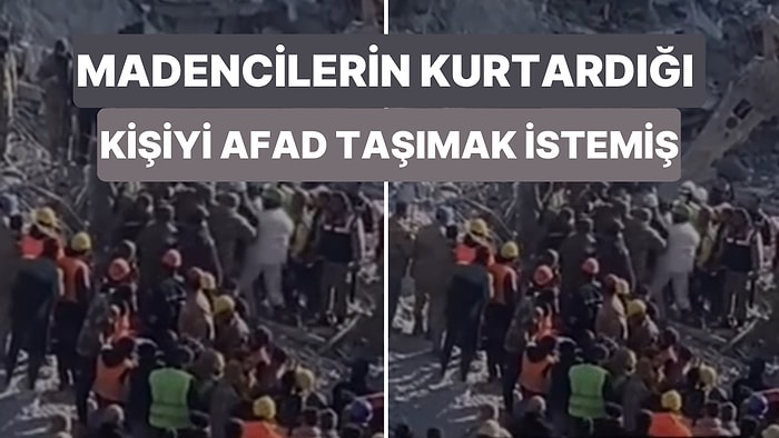 Madenciler ve AFAD Arasında Kavga Çıkmış: Madencilerin Ulaştığı Kişiyi AFAD Çıkarıp Taşımak İstedi İddiası!