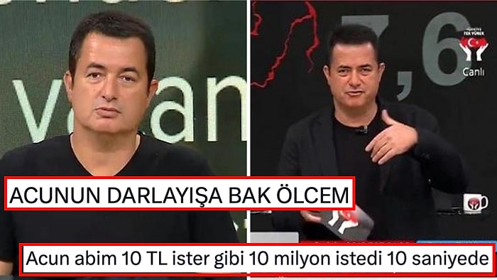 'Türkiye Tek Yürek Kampanyası'nda Acun Ilıcalı'nın Milyonlar Değiştirdiği Pazarlıkları Gündem Oldu