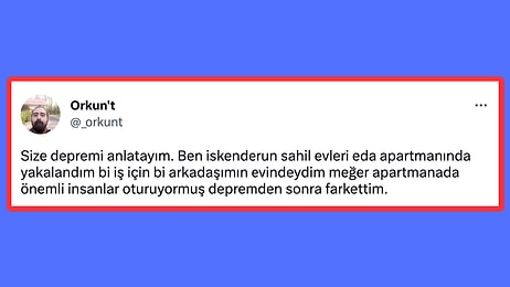 Saatlerce Enkaz Altında Kalan Bir Depremzede Yaşadığı Her Şeyi Tek Tek Twitter'da Anlattı!