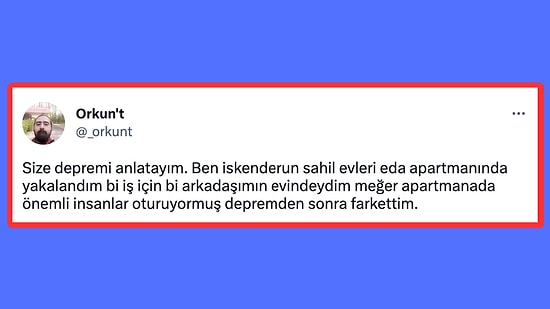 Saatlerce Enkaz Altında Kalan Bir Depremzede Yaşadığı Her Şeyi Tek Tek Twitter'da Anlattı!