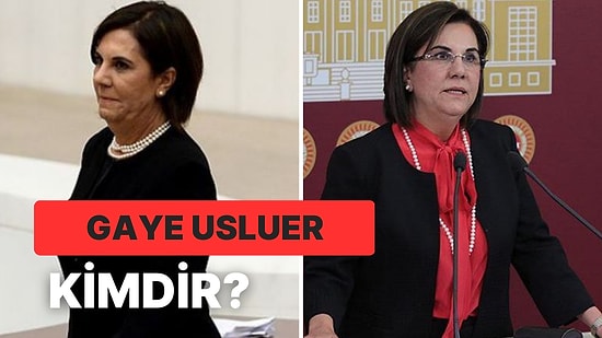 Gaye Usluer Kimdir, Nereli? Gaye Usluer'in Hayatı ve Siyasi Kariyeri