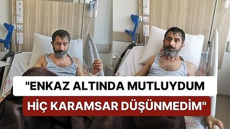 'Ahmet Ağabey' Kurtarma Ekibiyle Diyaloğunu ve Yaşadıklarını Anlattı: "Enkaz Altında Mutluydum"