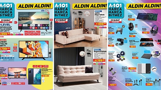 23 Şubat 2023 A101 Aldın Aldın Kataloğu
