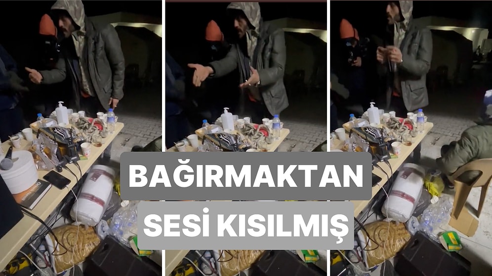 Oyuncu Ufuk Bayraktar'ın Arama Kurtarma Çalışması Sırasında Yaşadıklarını Anlattığı Gizli Çekilmiş Videosu