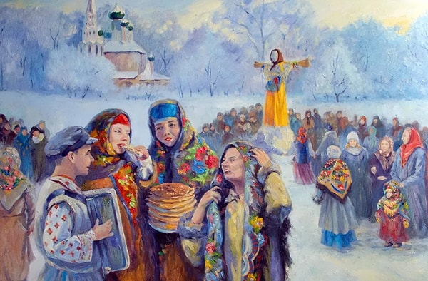 Всю неделю в Масленицу принято накрывать обильный стол