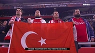 Yaşadığımız Deprem Felaketinde Tribünde Pankartlarıyla ve Türk Bayraklarıyla Destek Veren Avrupa Kulüpleri