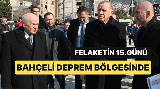 Sessizliği Gündem Olmuştu: Bahçeli Deprem Bölgesine Gitti