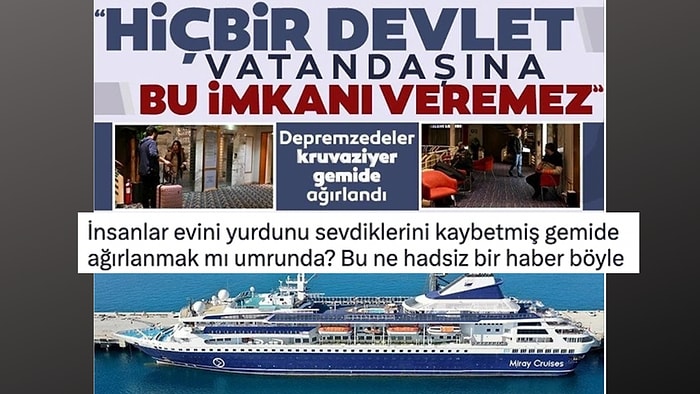 Sabah Gazetesi'nin Tatil Reklamı Tadında Depremzedelere Yardım Haberine Tepki Yağdı