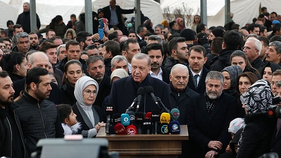 Erdoğan Deprem Sonrası Yardımı Yetersiz Bulanları Hedef Aldı: "Be Ahlaksız, Be Namussuz"