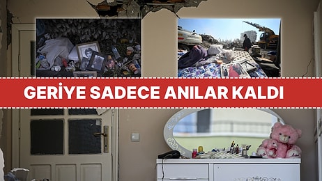 Enkazların Arasında Kalan Anılar Yürek Burkuyor