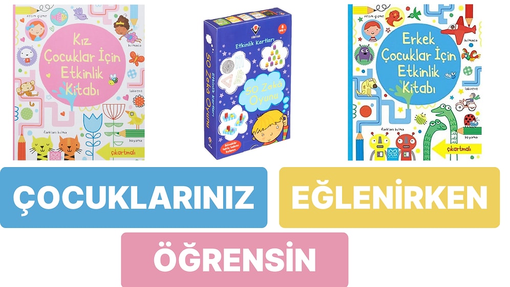 Çocuklar İçin Etkinlik Kitabı Tavsiye ve Önerileri