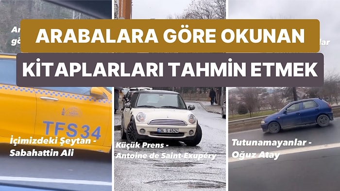 İnsanlara Bakarak Hangi Kitabı Seveceğini Tahmin Etmek Kolay! Peki Arabalara Göre Tahmin Yapabilir miydiniz?