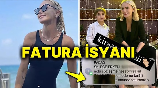 Ece Erken Evine Gelen Doğal Gaz Faturası Karşısında İsyan Bayrağını Çekti