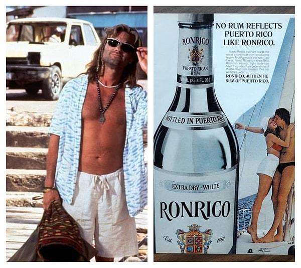 10. Captain Ron (1992) filminde Kurt Russell'in canlandırdığı karakterin tam ismi Ron Rico'dur. Ronrico, Karayip kökenli bir rom markasıdır.