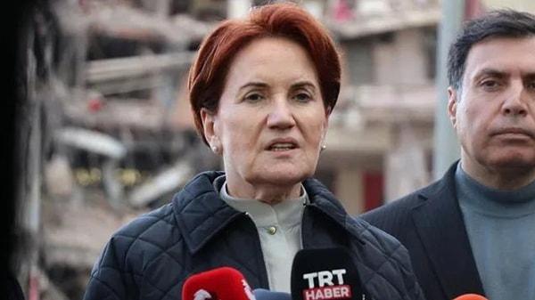 İYİ Parti Genel Başkanı Meral Akşener, yaşanan depremlerle ilgili olarak FOX TV'de İlker Karagöz'ün sorularını yanıtladı.