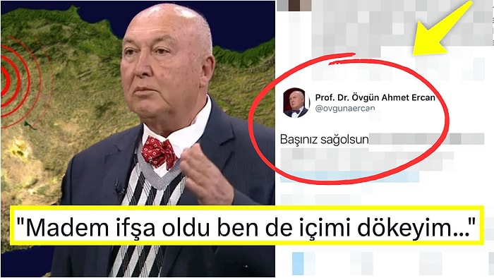 Övgün Ahmet Ercan'ın Yazacağı Kitap İçin Bir Depremzededen İstediği Şey Herkesi Çıldırttı!