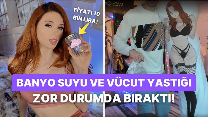 Olaylı İsim Amouranth Ünlü Yayıncı xQc'ye Banyo Suyunu Hediye Etti