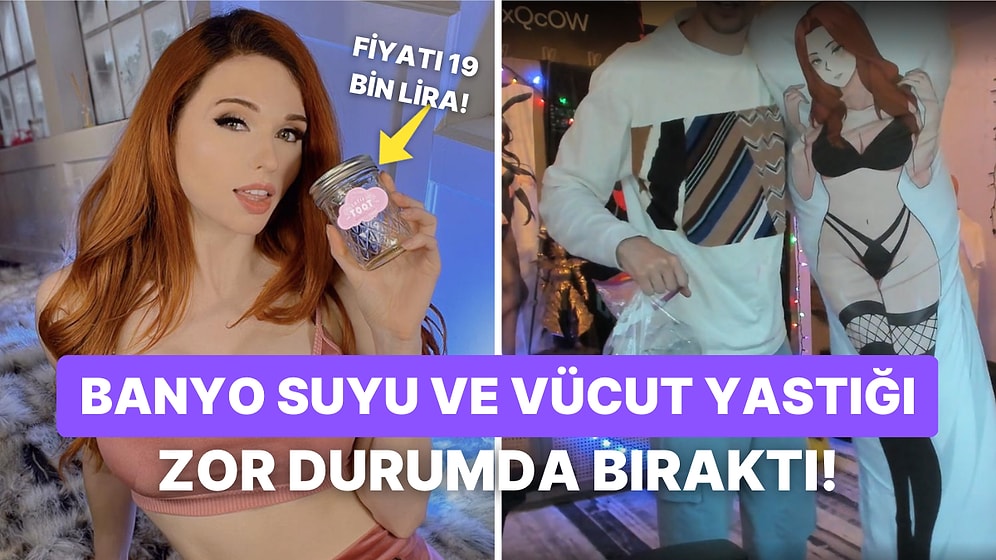 Olaylı İsim Amouranth Ünlü Yayıncı xQc'ye Banyo Suyunu Hediye Etti