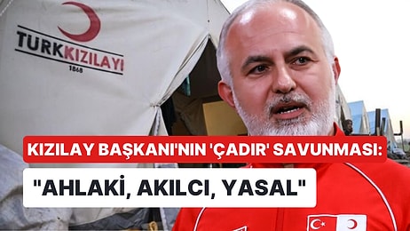 Kızılay Başkanı Depremin Üçüncü Gününde Ahbap'a Satılan Çadırlar İçin Konuştu