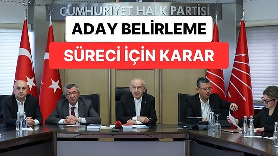 CHP Grubu, Kılıçdaroğlu'na Aday Belirleme Sürecinde Tam Yetki Verdi