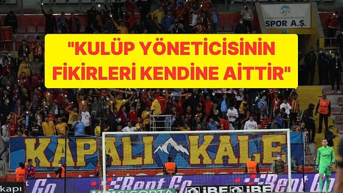Kayseri Derbisi: Kulübün Açıklamasına Televizyondan 'Taraftarı ve Camiayı Temsil Etmiyor' Tepkisi