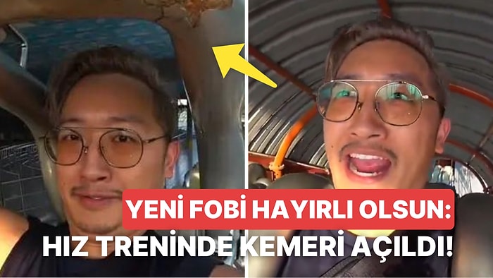 Hız Treninde Kemerin Bozuk Olduğunu Fark Eden Twitch Yayıncısı Dehşet Anlarını Kaydetti