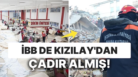 İBB'nin Kızılay'dan Temmuz Ayında İtfaiye İçin Aldığı Çadırları Belediye Meclis Üyesi Açıkladı!