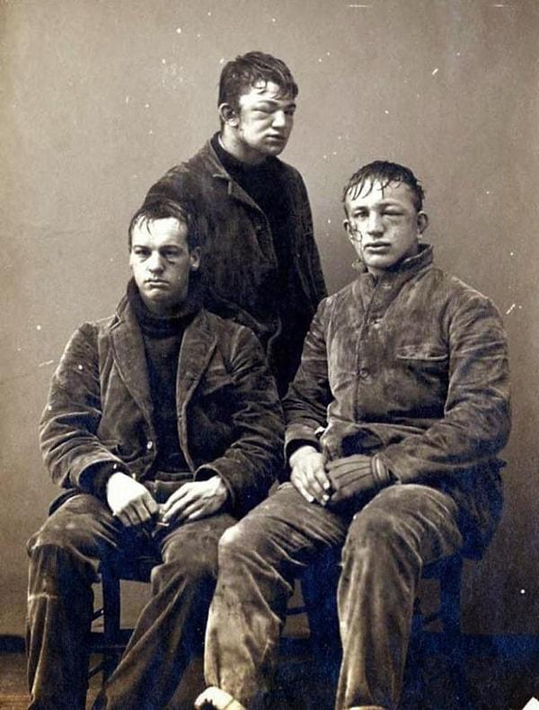 11. Kartopu savaşında dozu fazla kaçıran Princeton Üniversitesi öğrencileri (1893)