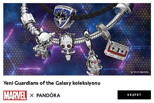 Pandora’nın aşık olunası Guardians of the Galaxy koleksiyonu bileklerine çok yakışacak!