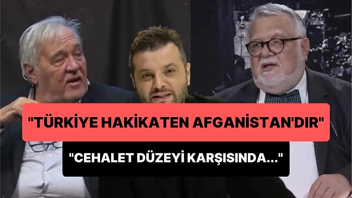 Celal Şengör: 'Cehalet Düzeyi Karşısında Hayretler İçerisinde Kalıyorum, Türkiye Hakikaten Afganistan'dır'