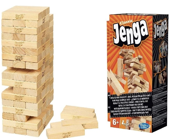 10. Hasbro Jenga kutu oyun