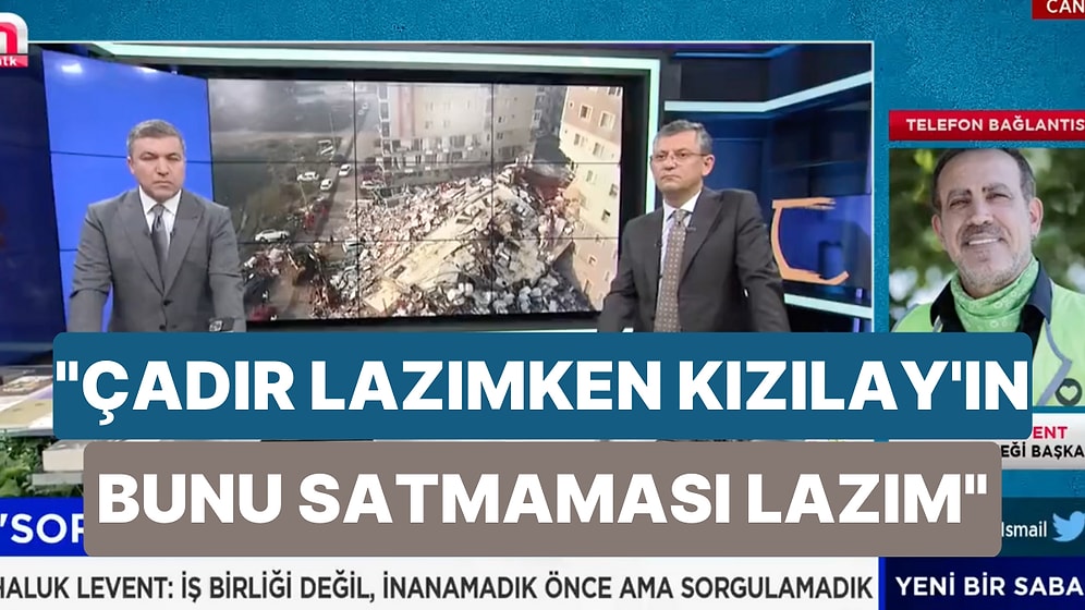 Haluk Levent Çadır Satın Alması ile İlgili Konuştu: “25.000 TL Olsa da Alırdım, Burada İnsanlar Ölüyordu”