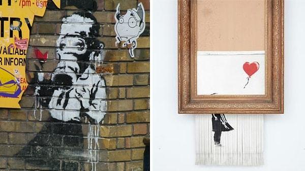 10. Sokak sanatçısı Banksy'nin bir portresi müzayedede 1 milyon sterline satılmıştı. Satışın yapıldığı an resmin çerçevesindeki sistem harekete geçmiş ve eser paramparça olmuştu.