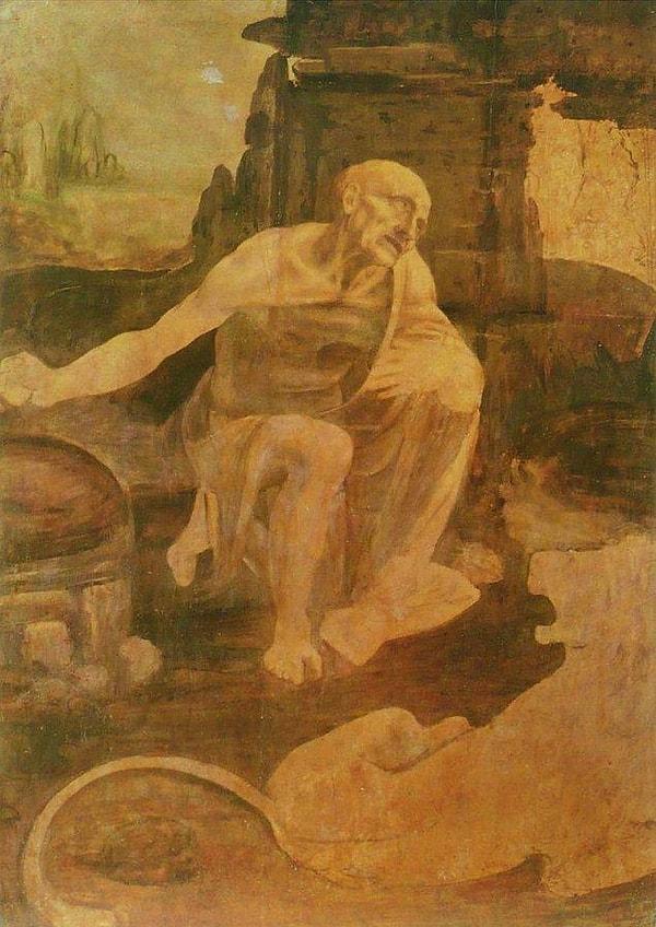 1. St. Jerome in the Wilderness, Leonardo da Vinci