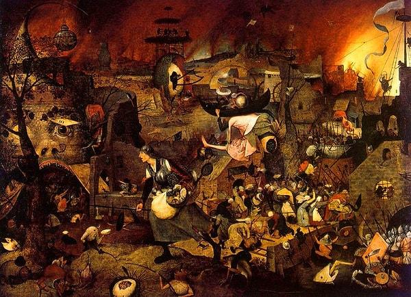 Bruegel, ender bulunan bir hayal gücüne sahipti. Ancak elbette etkilendiği kişiler de var.