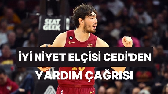 İyi Niyet Elçisi Cedi Osman'dan Depremzede Çocuklara Yardım Çağrısı