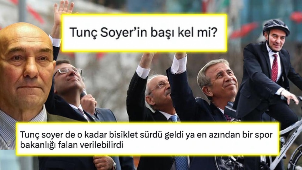 Belediye Başkanlarının Yeni Görevini Duyan Kişilerden Tunç Soyer'le İlgili Bol Mizah Soslu Yorumlar Geldi