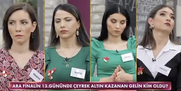 Ara Final'in 13. Gününde En Çok Çeyrek Altın Kazanan Gelinler: Hangi Gelin Kaç Çeyrek Altın Kazandı?