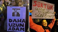 Feminist Gece Yürüyüşüne Katılan Kadınlar Birbirinden Atarlı Giderli Pankartlarla 8 Mart'a Damga Vurdu