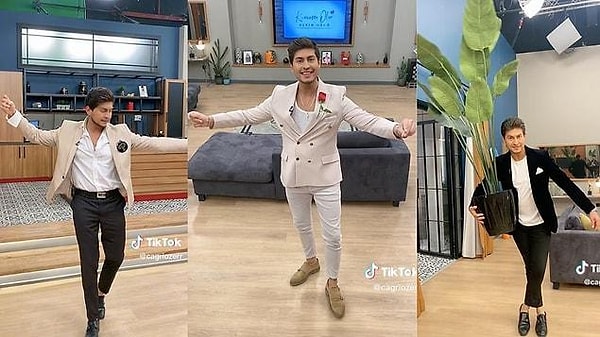 2- Son zamanlarda halay çektiği videolarla keşfetimizi salmayan Kısmetse Olur yarışmacısı Çağrı'nın paylaşımları TikTok'ta çok konuşuldu.