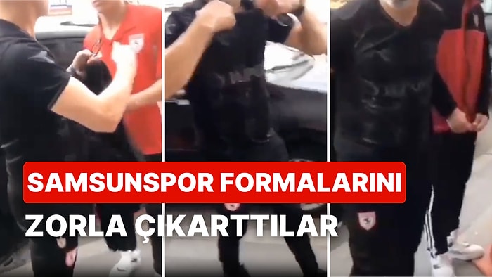 Sakarya'ya Maça Giden Samsunspor Taraftarlarına Zorla Formalarını Çıkarttılar: "Burası Adapazarı Hayırdır"