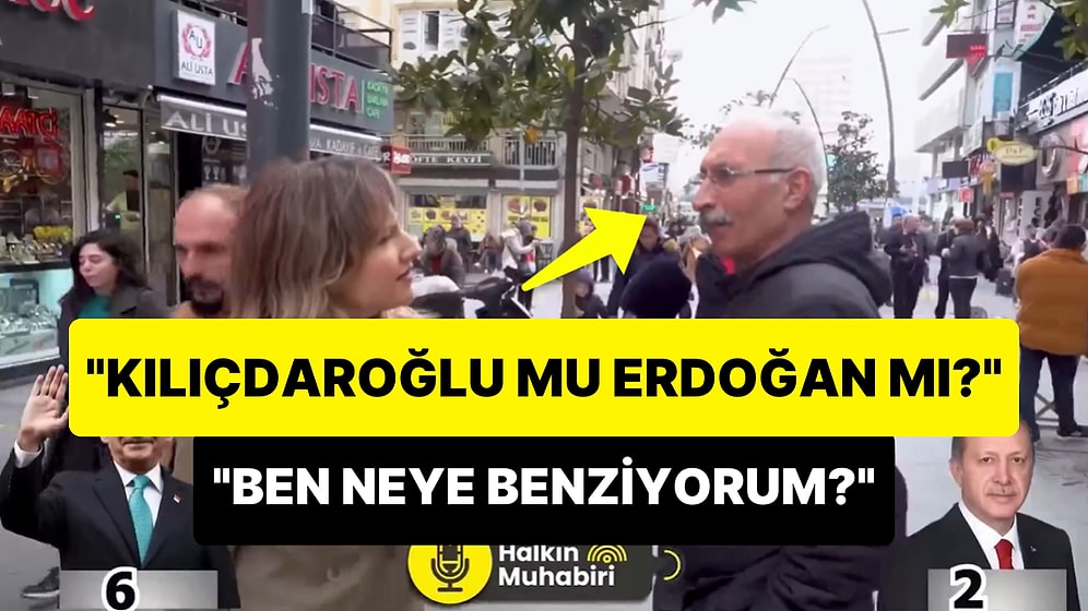 'Kılıçdaroğlu mu Erdoğan mı?' Sorusuna Verdiği Cevap ile Güldüren ve Kılıçdaroğlu'na Benzeyen Vatandaş