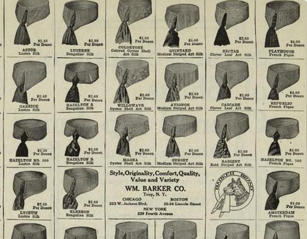 19. yüzyılın sonlarına gelindiğinde, bugün bildiğimiz kravat ortaya çıktı.