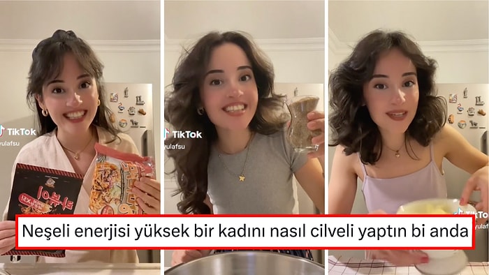 TikTok'ta Çektiği Yemek Videolarıyla Popüler Olan Kullanıcıya 'Cilve' Yorumu Tartışma Yarattı