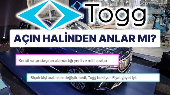 Togg, Açın Halinden Anlamıyor! Yerli ve Elektrikli Togg'un Belli Olan Fiyatı Sosyal Medyada Büyük Yankı Buldu