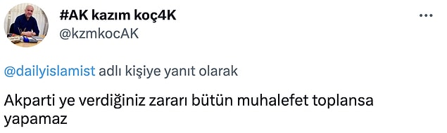 Partiye zarar verdiği öne sürüldü.