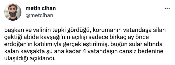 Tepkilere karşı devlet erkanının sert tutumu da hatırlatılan bi diğer mesele...