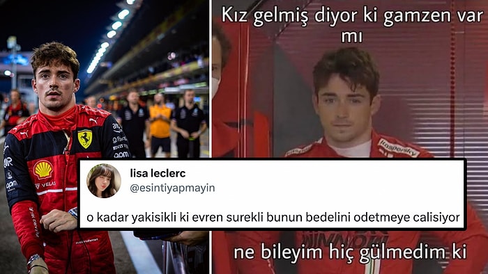 Ferrari'nin Bahtı Kara Pilotu Charles Leclerc'in Ceza Almasına Sosyal Medyadan Gelen Komik Tepkiler