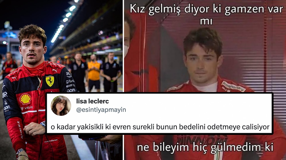 Ferrari'nin Bahtı Kara Pilotu Charles Leclerc'in Ceza Almasına Sosyal Medyadan Gelen Komik Tepkiler