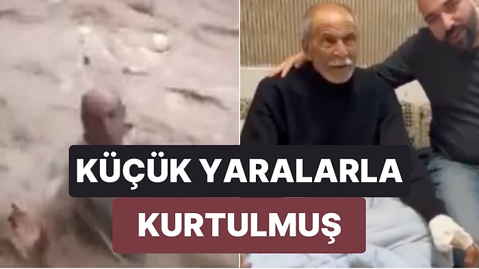 Sel Sularına Kapıldığı Sırada Videoya Kaydedildiği Halde Yardım Edilmeyen Amcanın Sağ Olduğu Öğrenildi